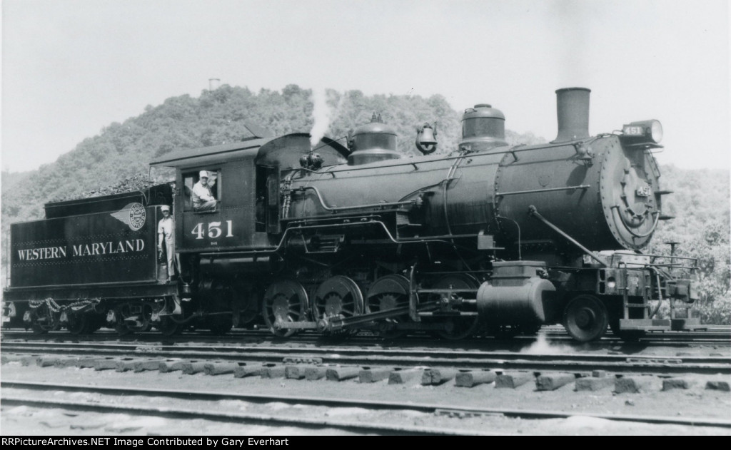 WM 2-8-0 #451 Western Maryland